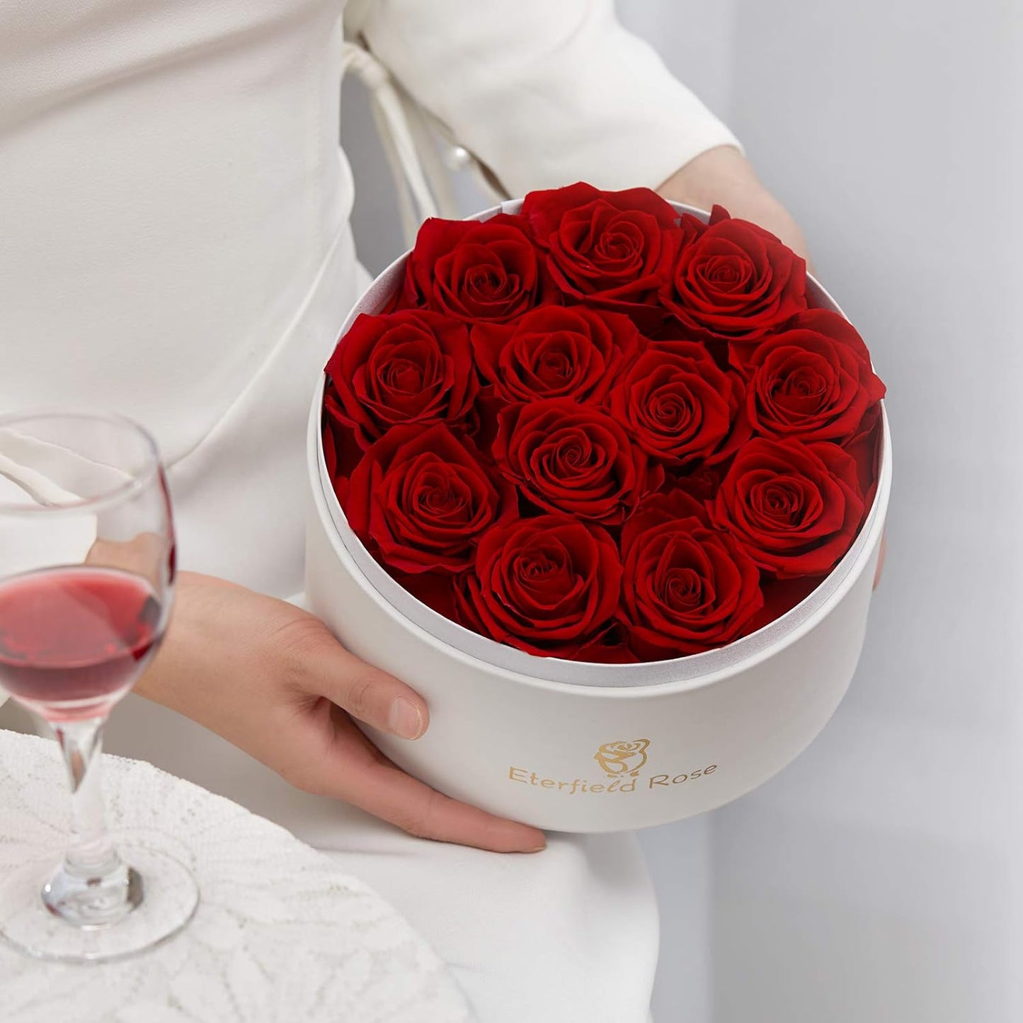 12 Preserved Rose in a Box Real Roses That Last a Year elegantly Preserved Flowers